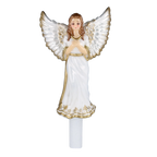 Serene Summit Seraph | Hand-Painted Glass Ornament | Blubom 2025-173