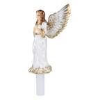 Serene Summit Seraph | Hand-Painted Glass Ornament | Blubom 2025-173