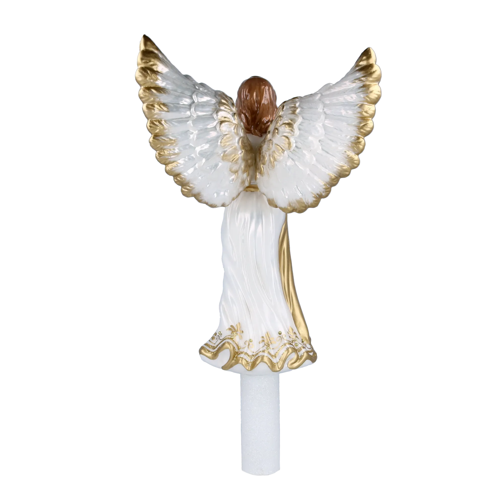 Exclusive Guardian Angel Handmade Glass Christmas ornament. 2025-173