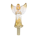 Reverent Seraph | Hand-Painted Glass Ornament | Blubom 2025-174