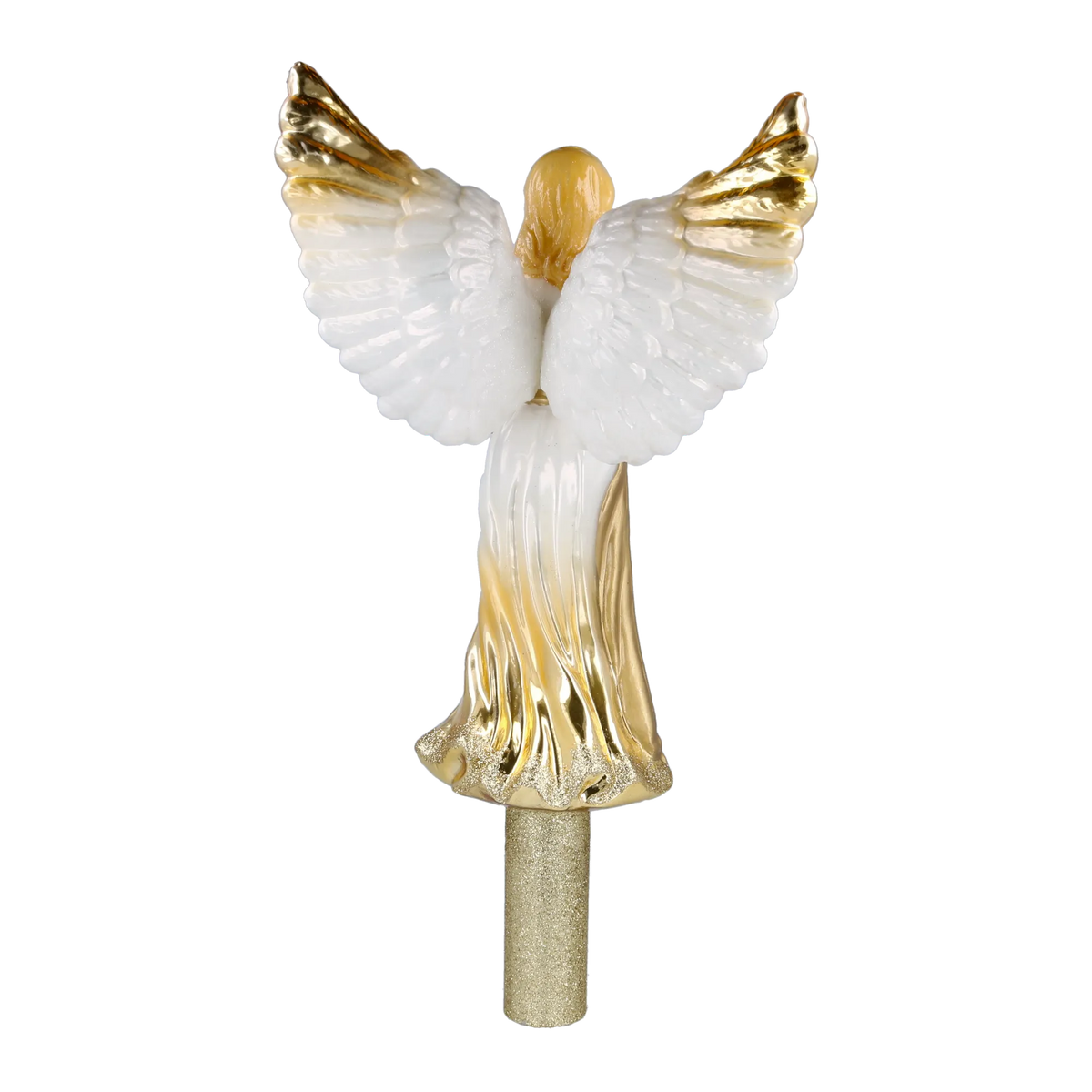 Reverent Seraph | Hand-Painted Glass Ornament | Blubom 2025-174