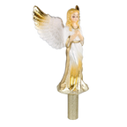 Reverent Seraph | Hand-Painted Glass Ornament | Blubom 2025-174
