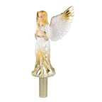 Reverent Seraph | Hand-Painted Glass Ornament | Blubom 2025-174