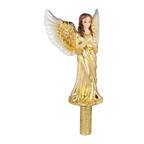 Devout Gilded Seraph | Hand-Painted Glass Ornament | Blubom 2025-175
