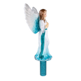 Załaduj obraz do przeglądarki galerii, Blue Celestial Angel Glass Christmas Tree Topper 2025-177
