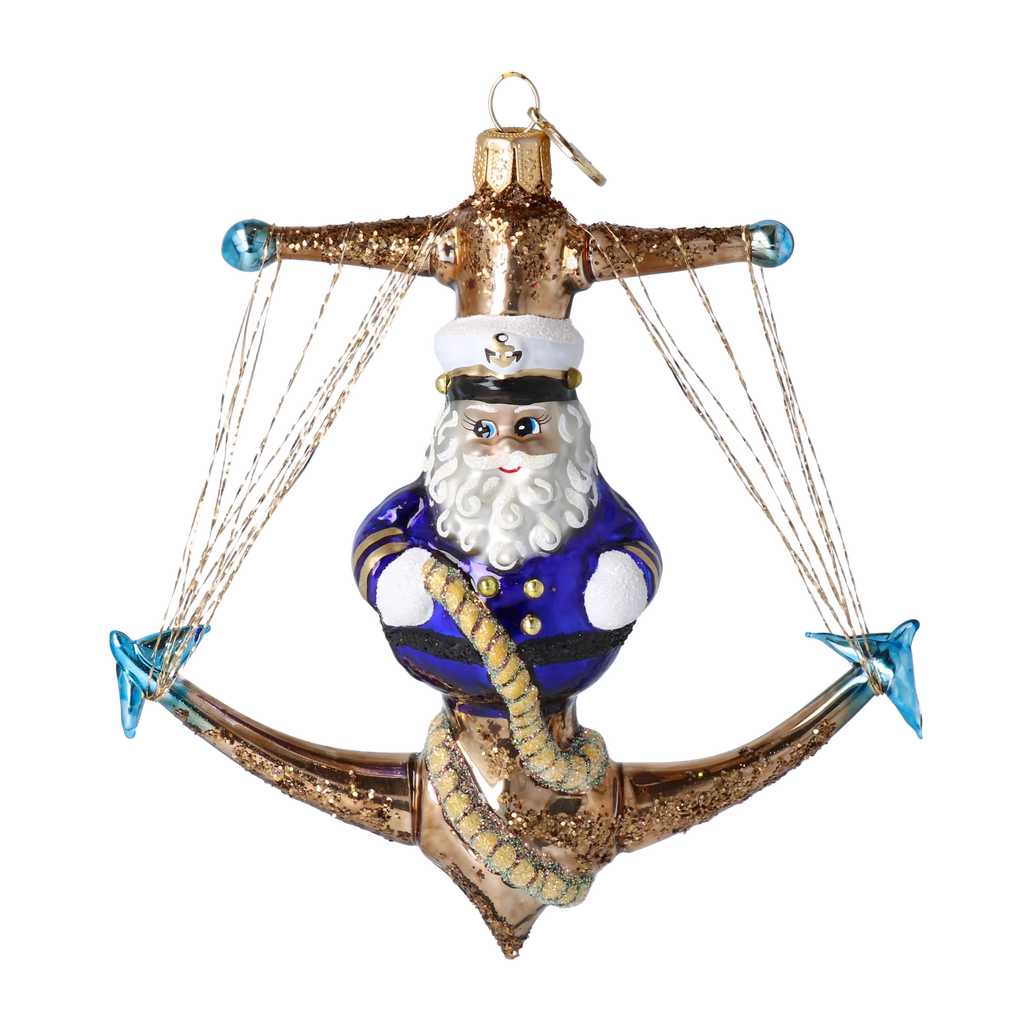 Steadfast Admiral | Hand-Painted Glass Ornament | Blubom 2025-178