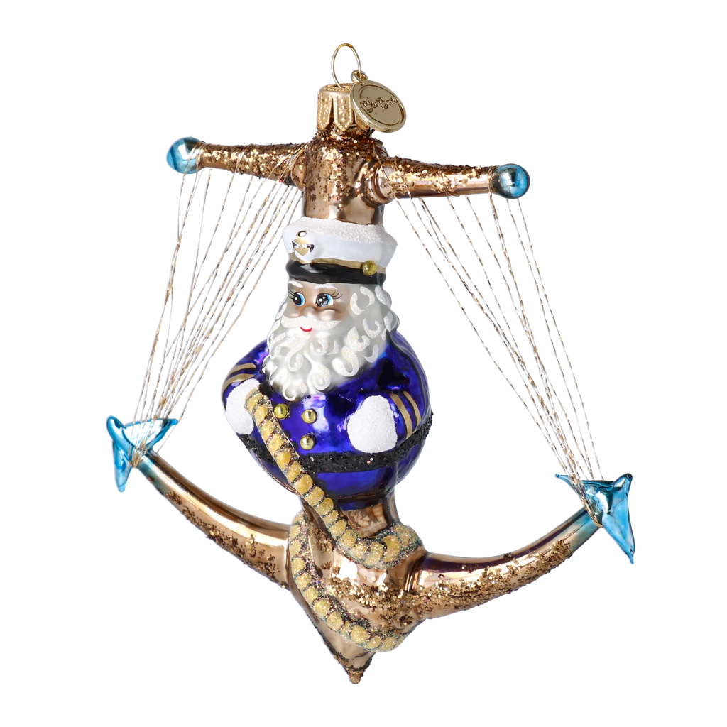 Steadfast Admiral | Hand-Painted Glass Ornament | Blubom 2025-178