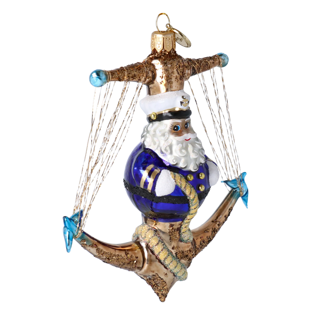 Steadfast Admiral | Hand-Painted Glass Ornament | Blubom 2025-178