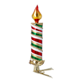 Load image into Gallery viewer, Festive Flame  Handmade Glass Christmas ornaments Candle free blowing 2025-180
