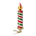 Load image into Gallery viewer, Festive Flame  Handmade Glass Christmas ornaments Candle free blowing 2025-180
