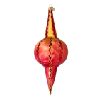 Gilded Zenith | Hand-Painted Glass Ornament | Blubom 2025-193