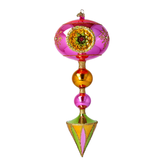 Carnival Jewel Glass Christmas ornament free blowing PRE-ORDER 2025-205