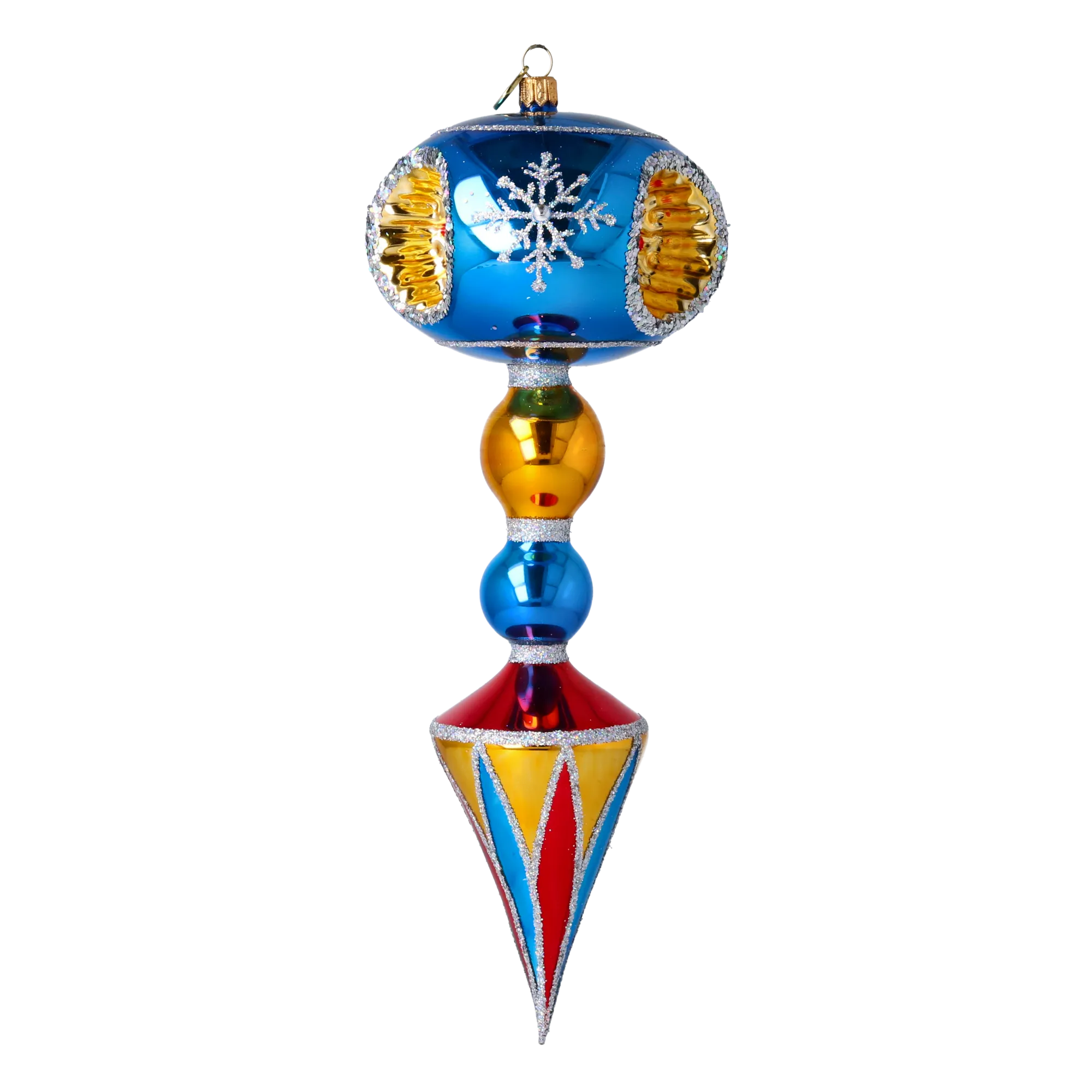 Carnival Jewel Glass Christmas ornament free blowing 2025-206