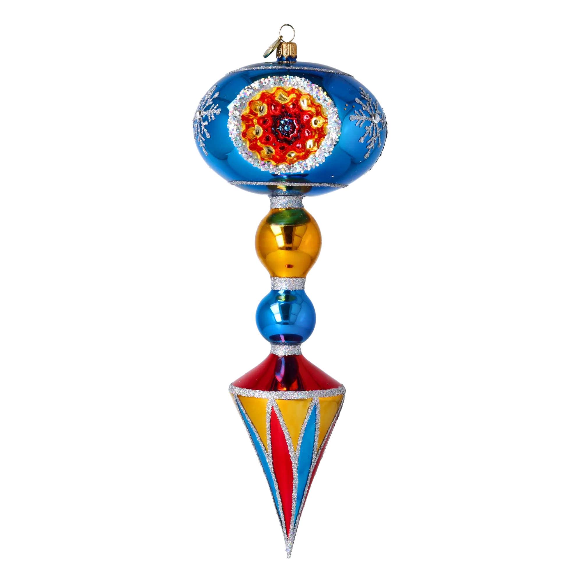 Carnival Jewel Glass Christmas ornament free blowing 2025-206