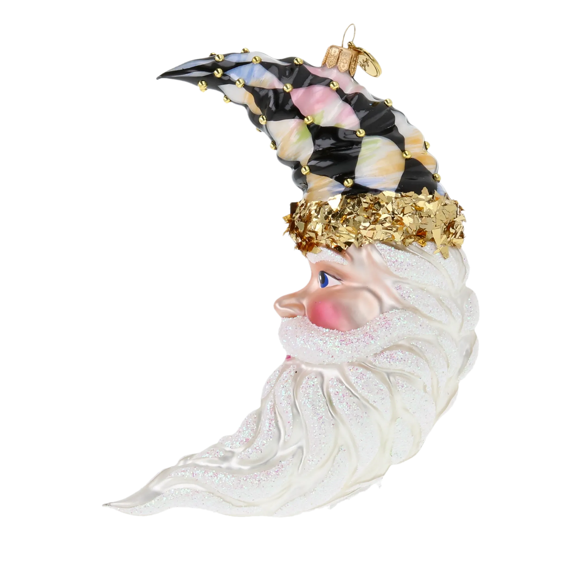 Harlequin Santa Moon