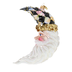 Midnight Court Harlequin | Hand-Painted Glass Ornament | Blubom 2025-208