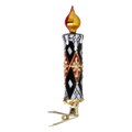 Harlequin Court Vigil | Hand-Painted Glass Ornament | Blubom 2025-211