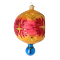 Load image into Gallery viewer, Sunburst Jewel – Handcrafted Reflector Glass Christmas Ornament free blowing
