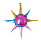 Fuchsia Astral Zenith | Hand-Painted Glass Ornament | Blubom 2026-070