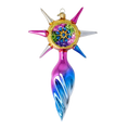 Load image into Gallery viewer, Prismatic Harmony Starr Star Glass Christmas ornament free blowing PRE-ORDER
