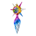 Load image into Gallery viewer, Prismatic Harmony Starr Star Glass Christmas ornament free blowing PRE-ORDER 2026-077

