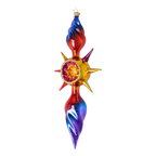 Twilight Pulse | Hand-Painted Glass Ornament | Blubom 2026-081