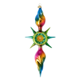 Load image into Gallery viewer, Prismatic Jewel Star Glass Christmas ornament free blowing PRE-ORDER 2026-083
