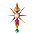 Fuchsia Zenith Pulse | Hand-Painted Glass Ornament | Blubom 2026-088
