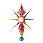 Fuchsia Zenith Pulse | Hand-Painted Glass Ornament | Blubom 2026-088