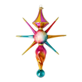 Załaduj obraz do przeglądarki galerii, Aurora Pearl Star Glass Christmas ornament free blowing PRE-ORDER 2026-088
