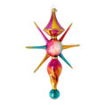 Załaduj obraz do przeglądarki galerii, Aurora Pearl Star Glass Christmas ornament free blowing PRE-ORDER 2026-088
