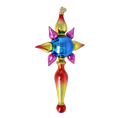Load image into Gallery viewer, Aurora Prism Star Glass Christmas ornament free blowing PRE-ORDER 2026-094
