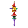 Load image into Gallery viewer, Crimson Carnival Star Glass Christmas ornament free blowing PRE-ORDER 2026-100
