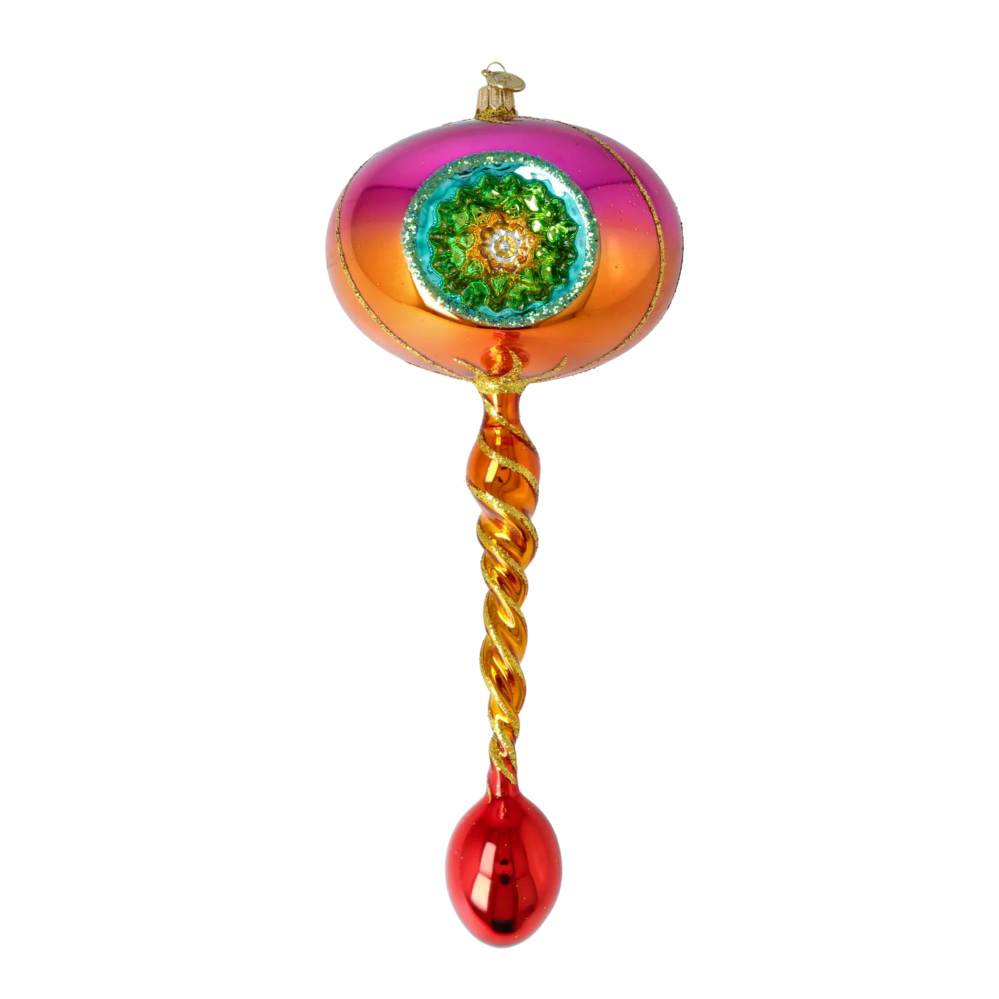 Radiant Twist Glass Christmas ornament free blowing PRE-ORDER 2026-104