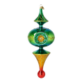 Załaduj obraz do przeglądarki galerii, Emerald Core Glass Christmas ornament free blowing PRE-ORDER 2026-106
