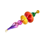 Gilded Horizon Resonance | Hand-Painted Glass Ornament | Blubom 2026-107