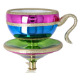 Load image into Gallery viewer, Spectrum Teacup Free Blowing Glass Teacup Ornament 2026-110
