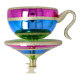 Load image into Gallery viewer, Spectrum Teacup Free Blowing Glass Teacup Ornament 2026-110

