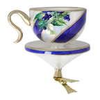 Sovereign Winter Steep | Hand-Painted Glass Ornament | Blubom 2026-116