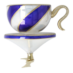 Sovereign Winter Steep | Hand-Painted Glass Ornament | Blubom 2026-116