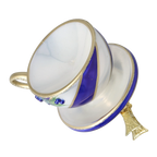 Sovereign Winter Steep | Hand-Painted Glass Ornament | Blubom 2026-116