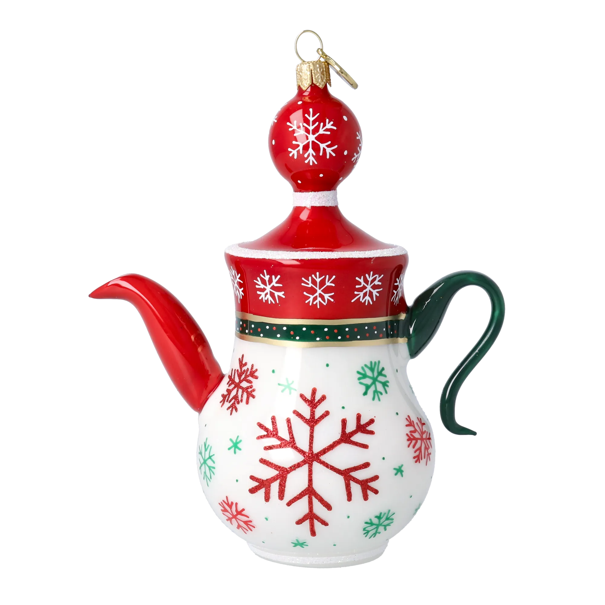 Cordial Winter Steep | Hand-Painted Glass Ornament | Blubom 2026-123