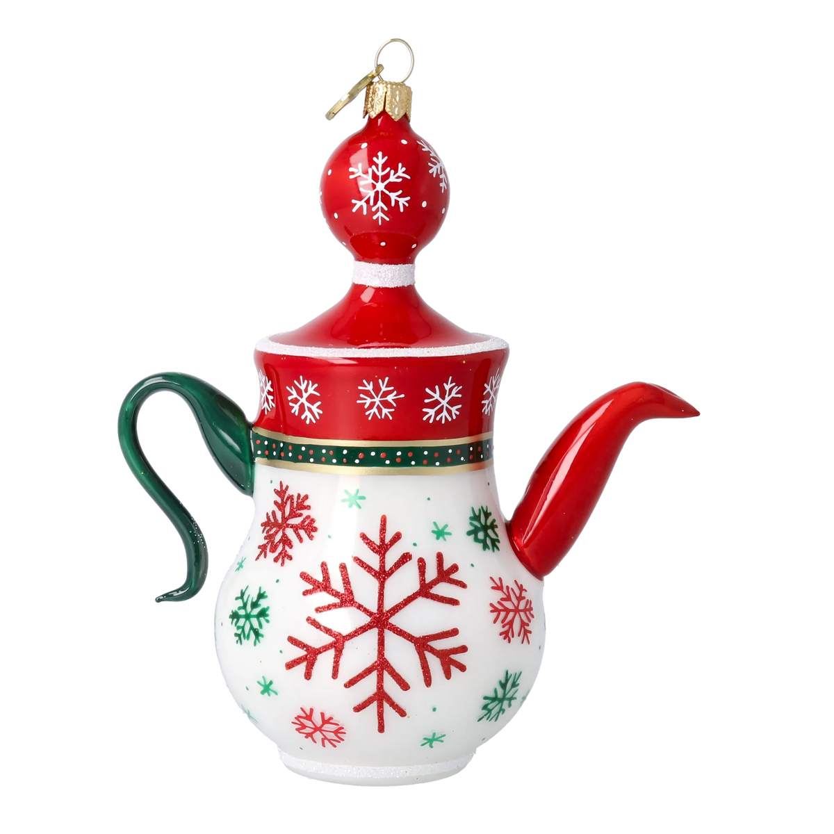 Cordial Winter Steep | Hand-Painted Glass Ornament | Blubom 2026-123