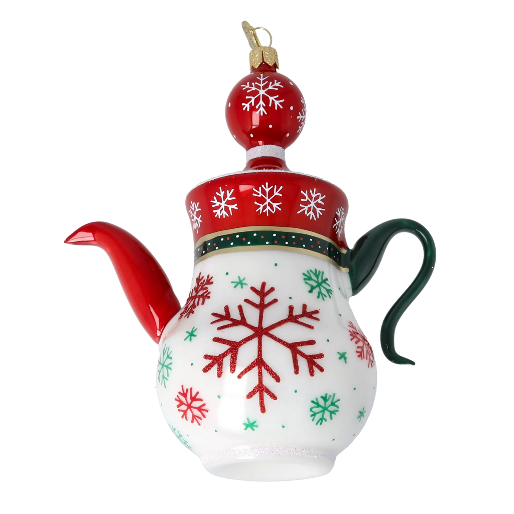 Cordial Winter Steep | Hand-Painted Glass Ornament | Blubom 2026-123