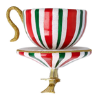 Cordial Steep | Hand-Painted Glass Ornament | Blubom 2026-126