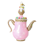 Demure Confection | Hand-Painted Glass Ornament | Blubom 2026-129