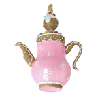 Demure Confection | Hand-Painted Glass Ornament | Blubom 2026-129