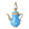 Gilded Azure Confection | Hand-Painted Glass Ornament | Blubom 2026-131