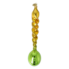 Honey & Chartreuse Drill-Twist Drop