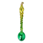 Solar Verdure | Hand-Painted Glass Ornament | Blubom 2026-138